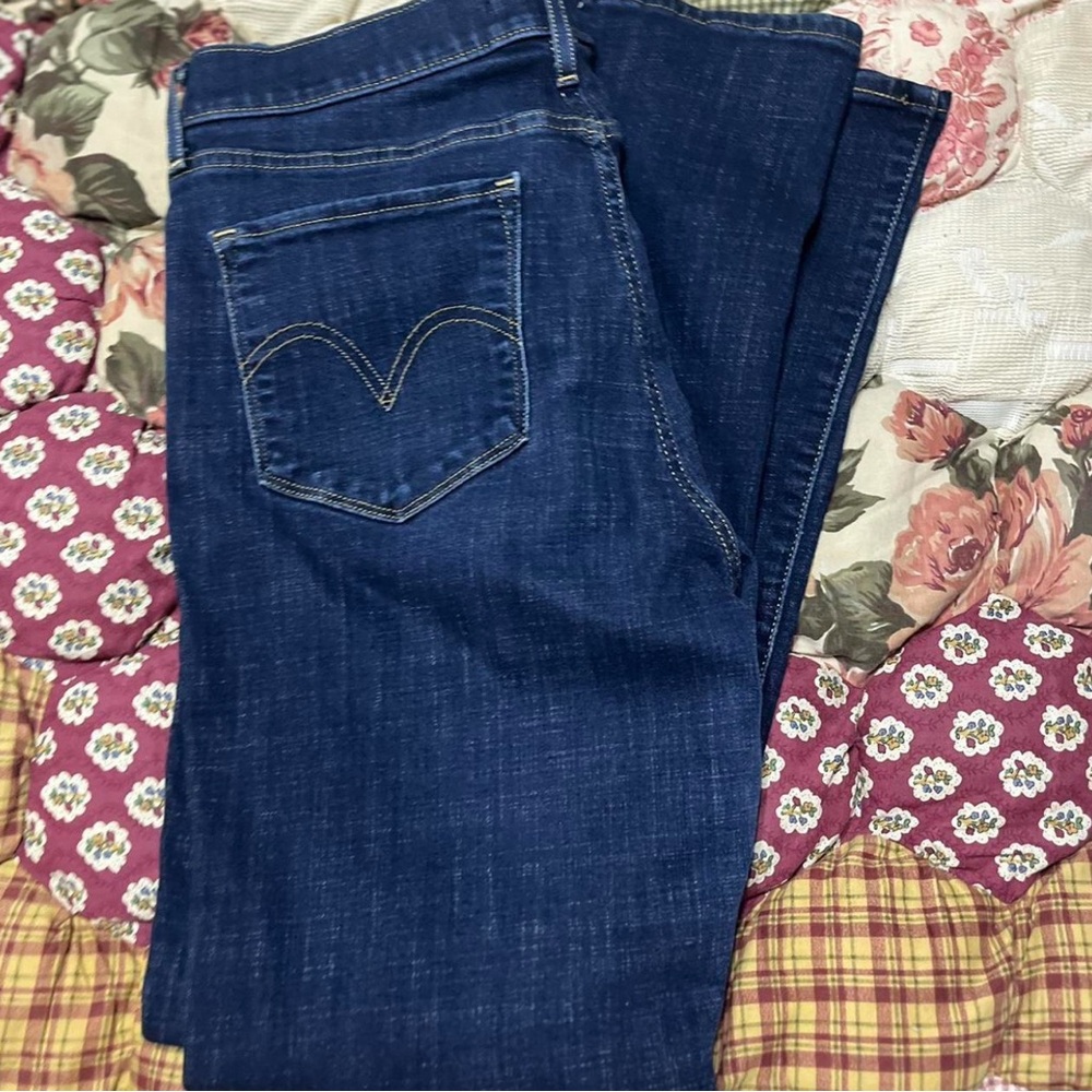 Women’s Levi's Dark Blue Jeans size 10 - Picture 2 of 8